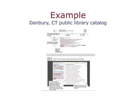 Danbury Library Catalog