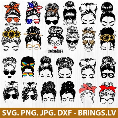 Download Dance Life - Messy Bun Cut Files