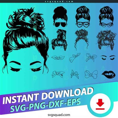 Download Dance Life - Messy Bun Files DXF Files