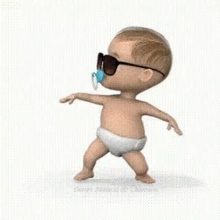Dancing Black Baby Gif