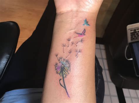Image result for wrist dandelion tattoo Dandelion tattoo
