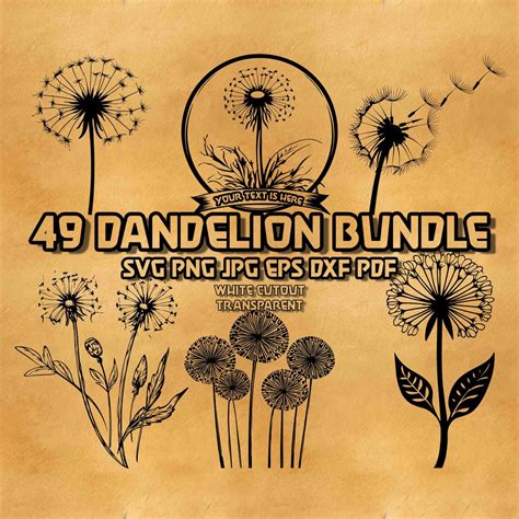 Download Dandelion Bundle Crafts