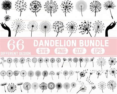 Download Dandelion Bundle Files DXF Files