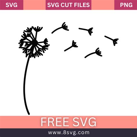 Unleash Your Creative Side with Dazzling Dandelion SVG Freebies!