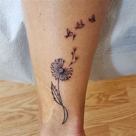 Dandelion Tattoo Birds