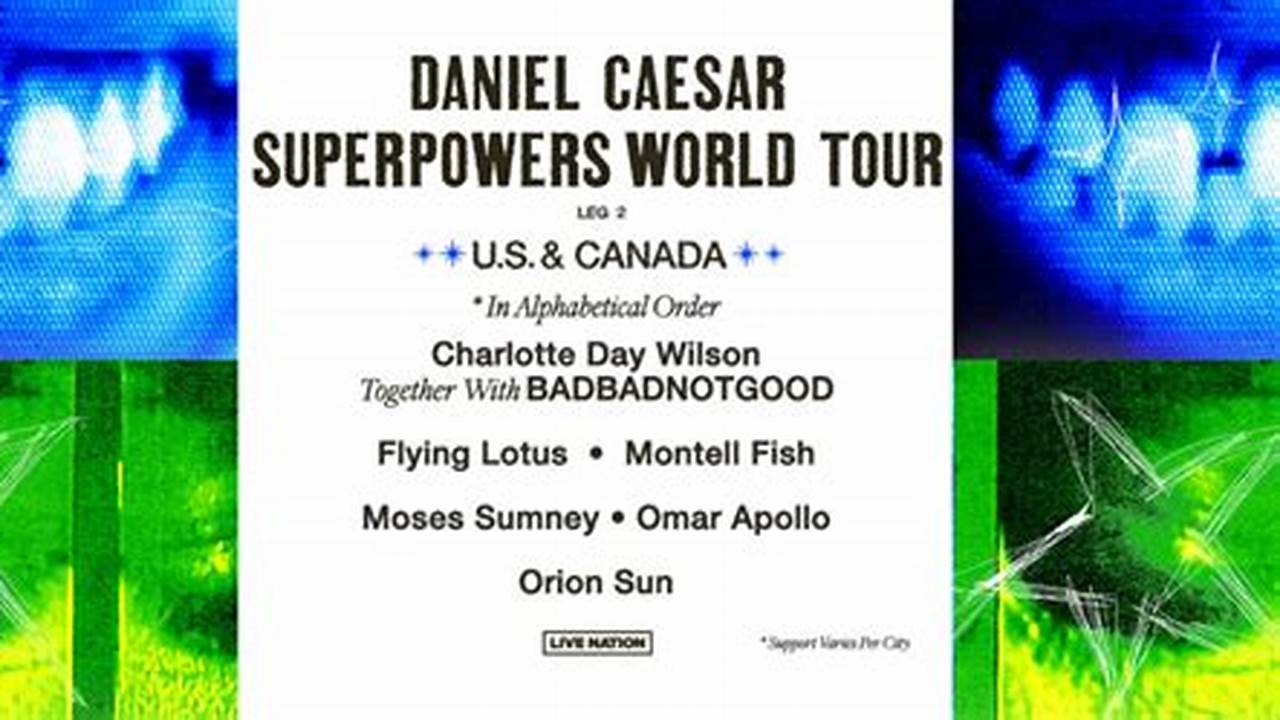 Daniel Caesar Tour Dates 2025