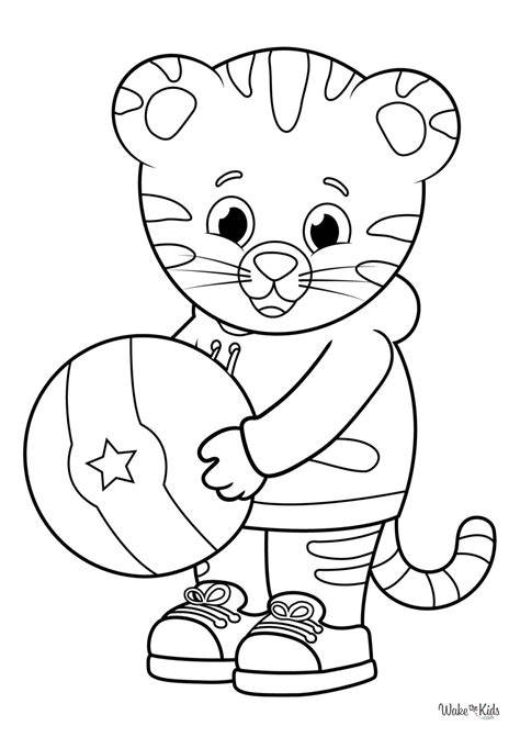 Daniel The Tiger Coloring Pages