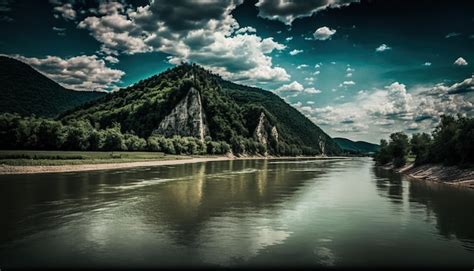 Danube River landscape