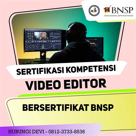 Dapatkan Sertifikasi dalam Video Editing