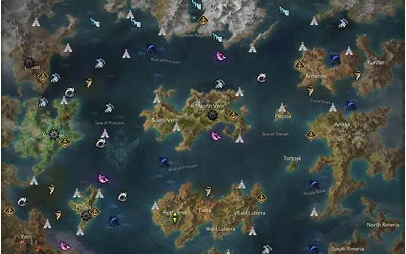 Dark Legoros Lost Ark World Map Image