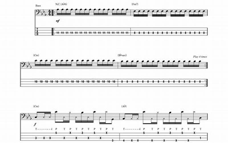 Dark Necessities Bass Tab: Learn How to Play This Iconic Bassline
