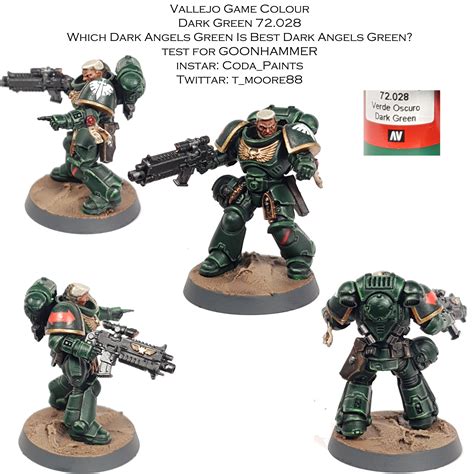 Dark Angels Color Scheme