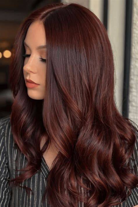 Dark Auburn Temporary Hair Color