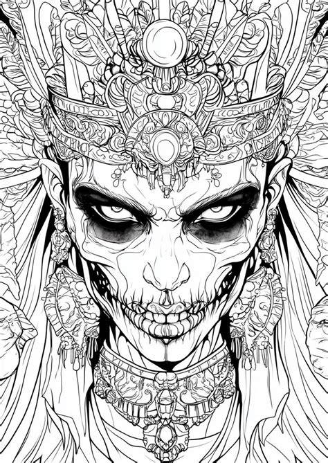 Dark Coloring Pages