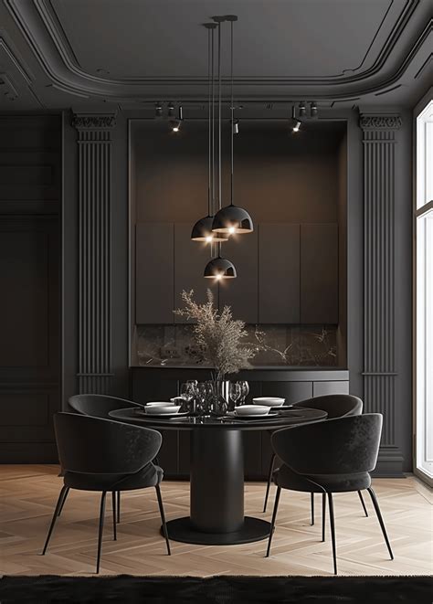 Dark Dining Room Table Materials