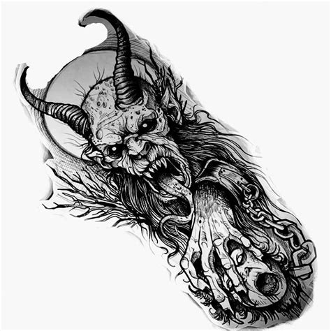 Dark Evil Demon Tattoos