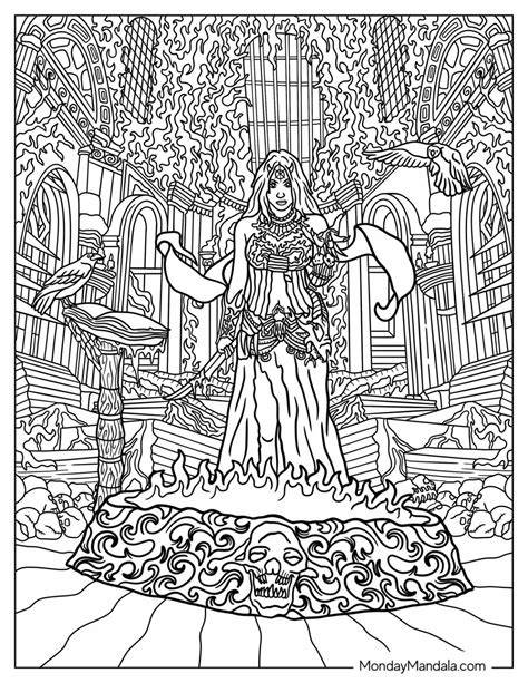 Dark Fantasy Coloring Pages