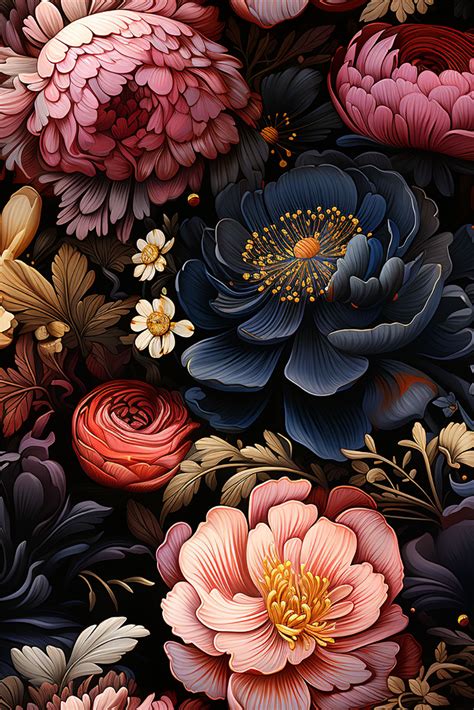 Dark Florals