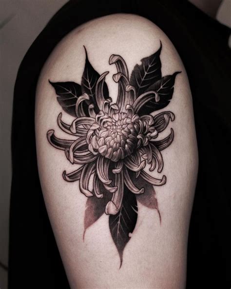 Dark Flower Tattoo