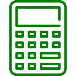 Calculate in Style with this Stunning Dark Green Calculator Icon - Boost Productivity Now!