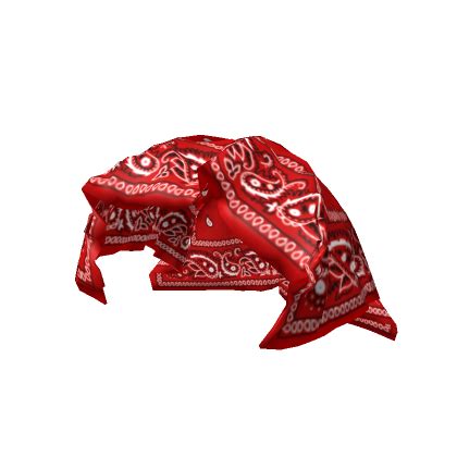 Dark Red Bandana - Roblox ID