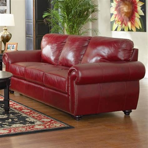 Dark Red Couches