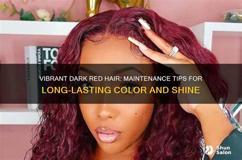 The Longevity Challenge: Essential Dark Red Hair Maintenance