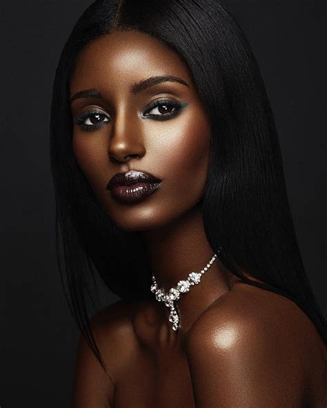Unveiling the Beauty of Melanin: Dazzling and Empowering Dark Skin Female Models