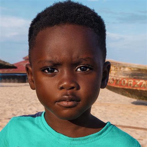 Radiant and Resilient: Celebrating the Bold Beauty of a Dark-Skinned Little Boy