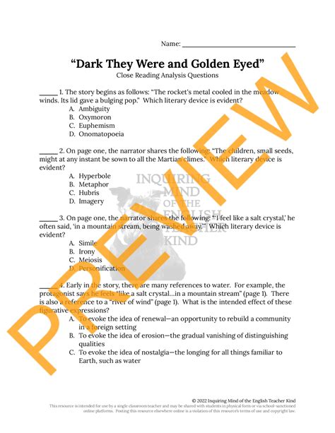 Dark They Were And Golden Eyed Pdf
