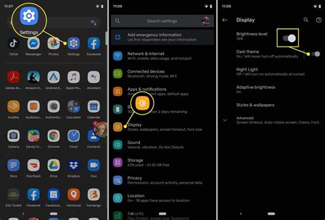 Dark mode on Android