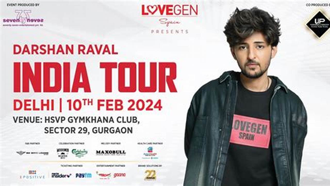 Darshan Raval Concert Ticket Price 2024