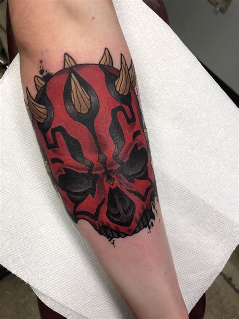 50 Darth Maul Tattoo Designs For Men Star Wars Ink Ideas