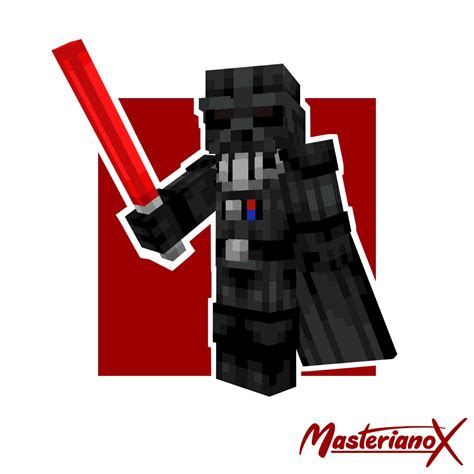 Unleashing your Inner Sith: Get Ready to Dominate with the Darth Vader Minecraft Skin!