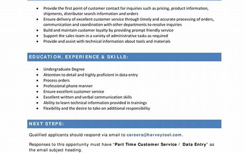 Data Entry Jobs Requirements