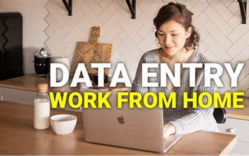 Data Entry Work From Home