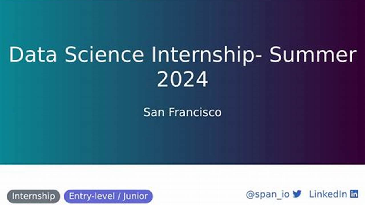 Data Science Internships Summer 2024 Github Download
