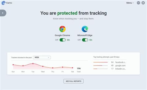 Data & Tracking Protection