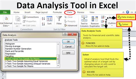 Data Analysis Excel