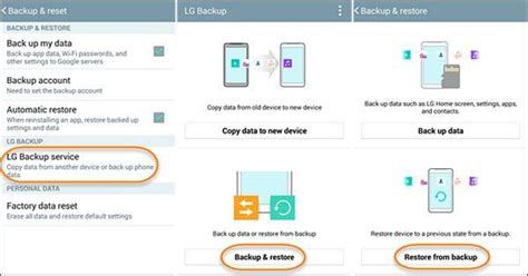 Data Backup and Factory Reset Steps
