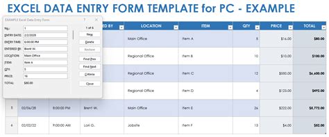 Excel Data Entry Form Template 2010 klauuuudia