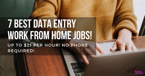Data Entry Work From Home Jobs
