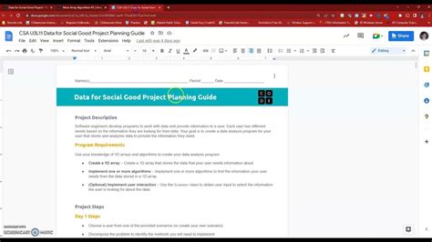 Data For Social Good Project Code.Org