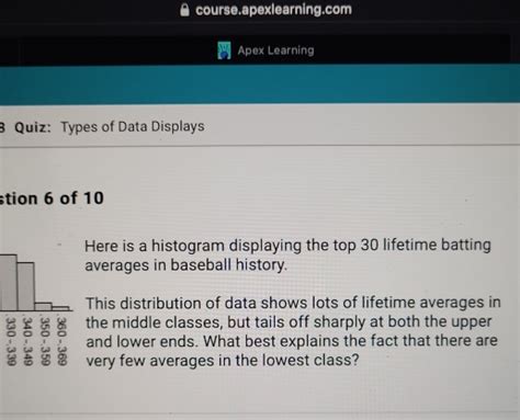 Data Interpretation and Application 1.3.5 Quiz Apex