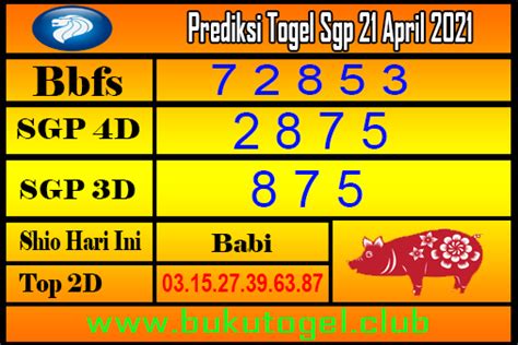 Data Sgp Sahabat4d 2020