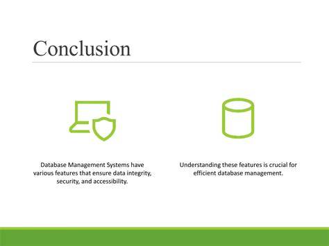 Database Conclusion