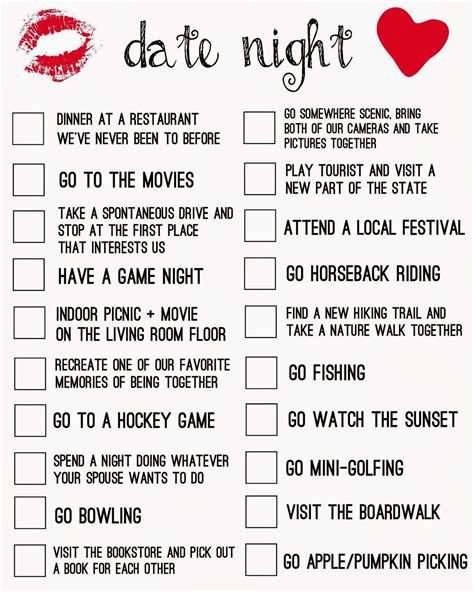 Date Night Free Printable Games For Couples