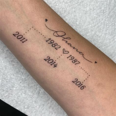 Date And Time Tattoos