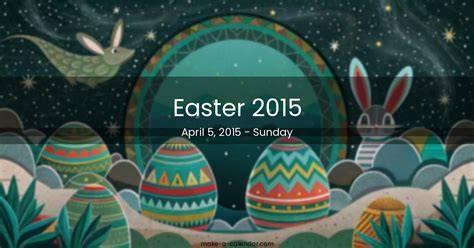 Date For 2015 Easter