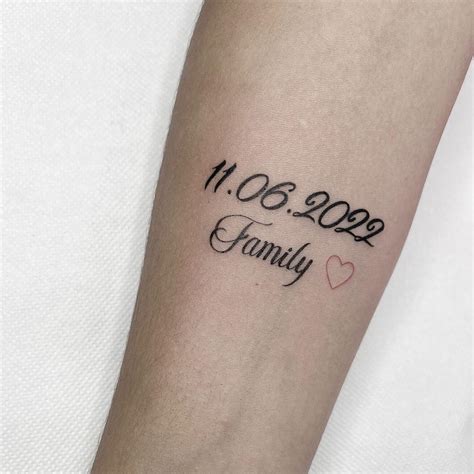 Date Tattoo Ideas